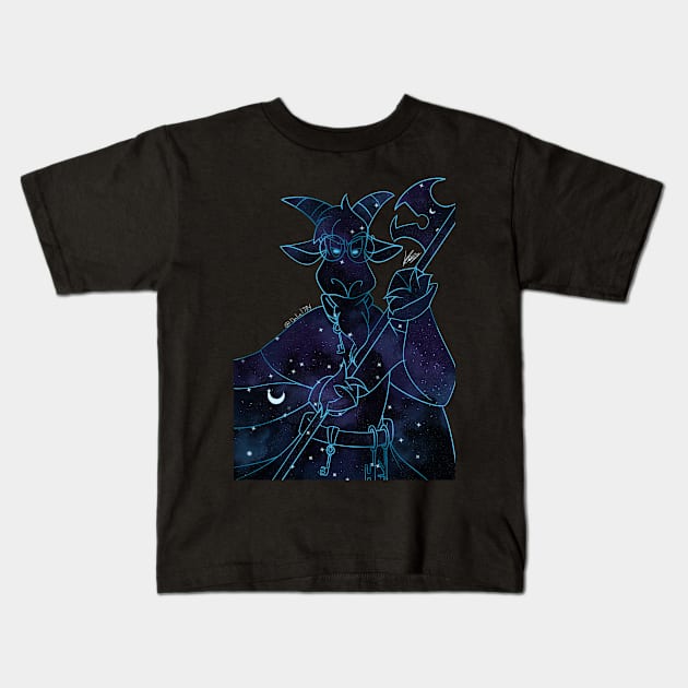 Virgil (Original Character) (Night sky variant) Kids T-Shirt by Dalia1784